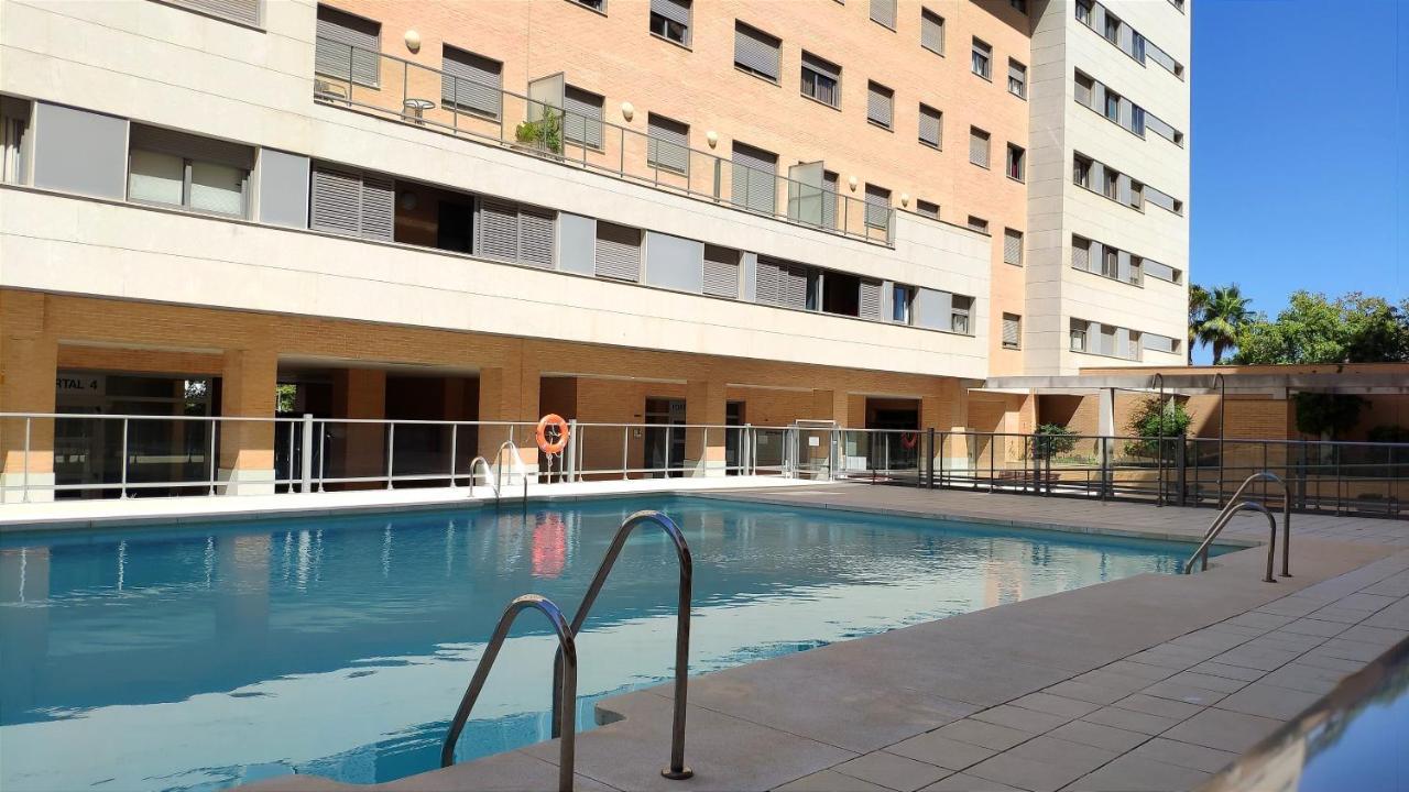 מאלגה On The Beach! Frente Al Paseo Maritimo, Parking Y Piscina מראה חיצוני תמונה