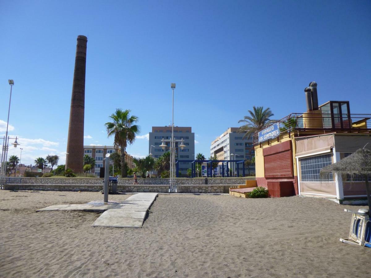 מאלגה On The Beach! Frente Al Paseo Maritimo, Parking Y Piscina מראה חיצוני תמונה